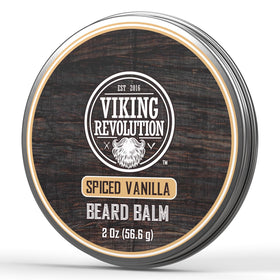 Viking Revolution front tin showing spiced vanilla scent and branding for quick identification and appeal