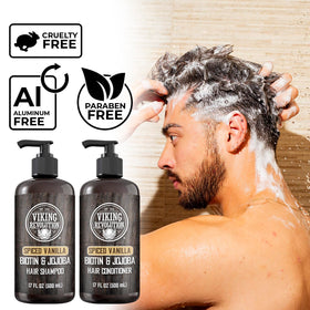 Viking Revolution in-shower lifestyle scene showing fresh scent and routine