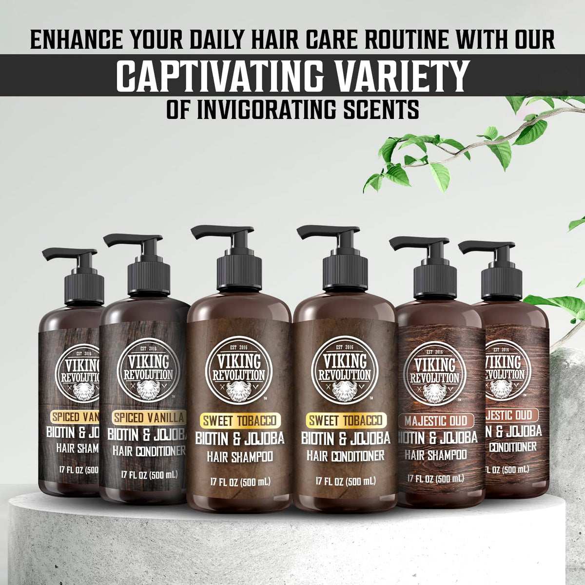 Viking Revolution ingredients label focus highlighting biotin and vitamin B5