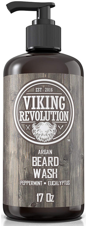 Viking Revolution label and ingredients list highlighting natural oil content