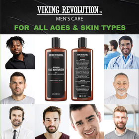 Viking Revolution label closeup showing ingredients and natural formulation benefit