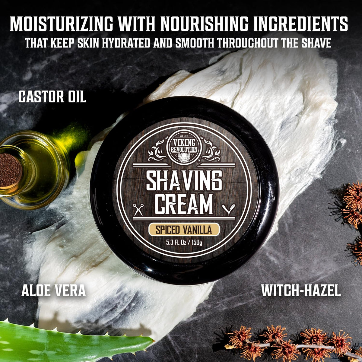 Viking Revolution shaving brush whipping thick lather for smooth shave