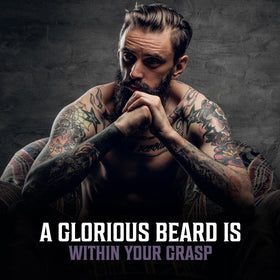 Viking Revolution used outdoors during grooming for fresh scented confidence