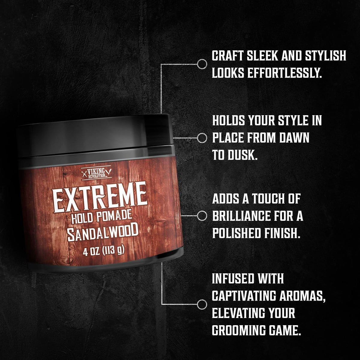 Viking Revolution man applying pomade in bathroom for everyday convenience