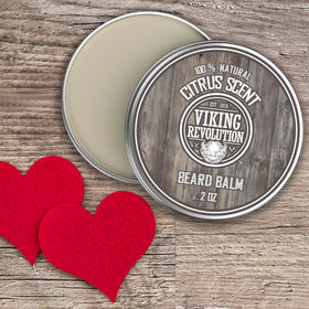 Viking Revolution open jar texture close-up showing smooth balm benefit
