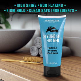 Viking Revolution open jar texture closeup revealing smooth clear gel for easy spread