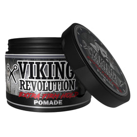 Viking Revolution label close-up showing water-based formula information benefit