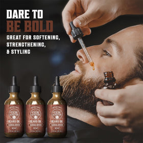 Viking Revolution dropper releasing oil closeup displaying easy application benefit
