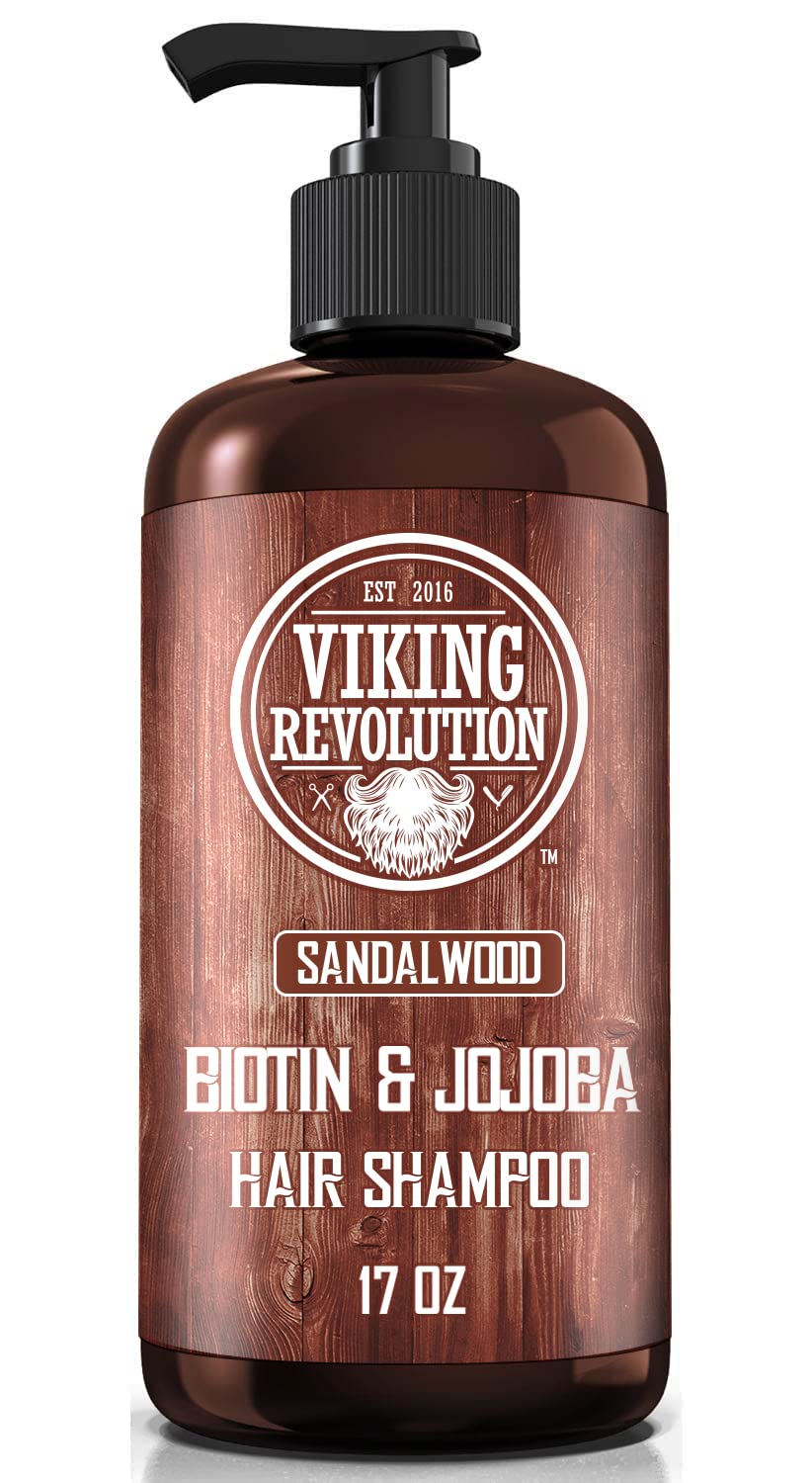 Viking Revolution in-shower use image showing cleansing and conditioning routine