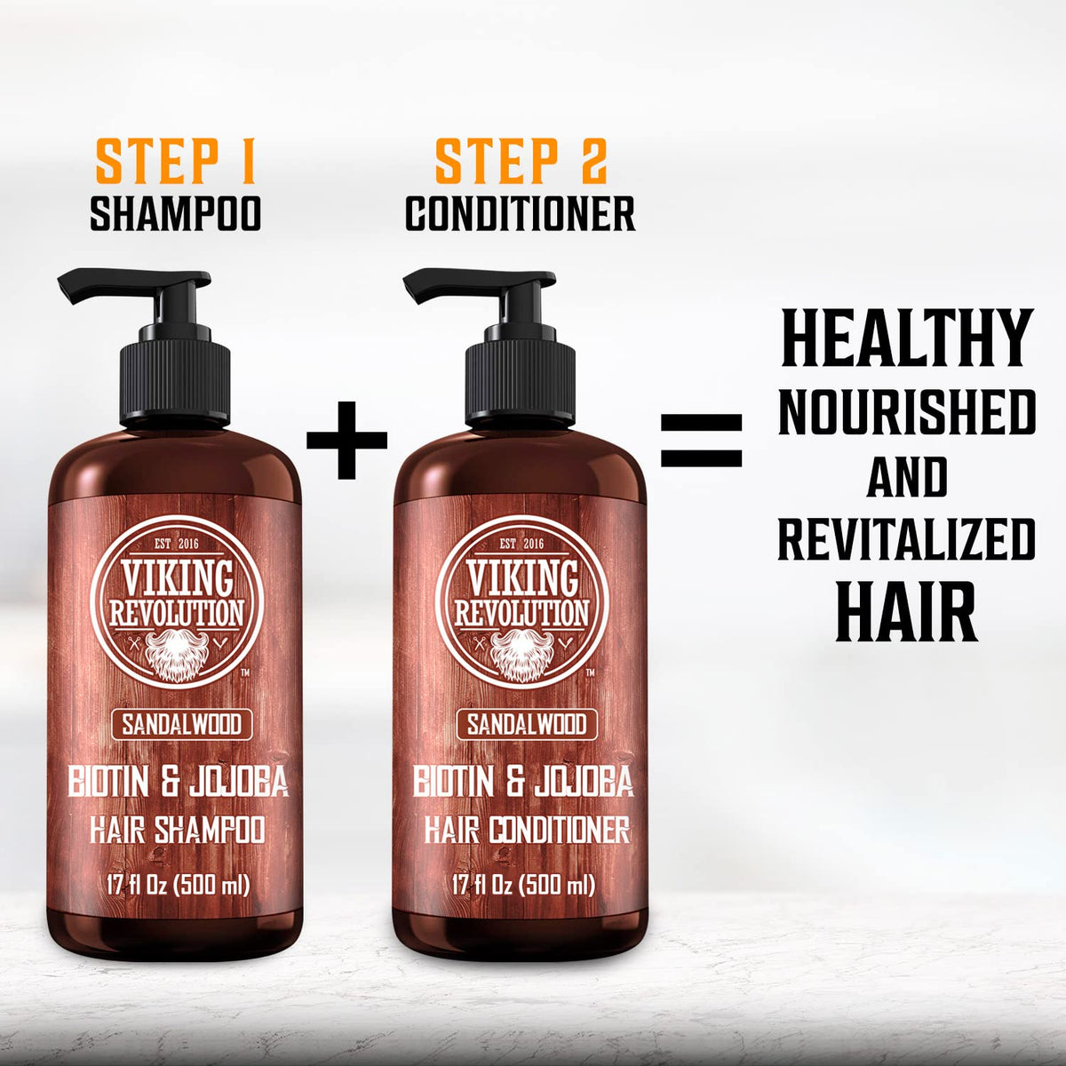 Viking Revolution ingredient label close-up highlighting key nourishing ingredients