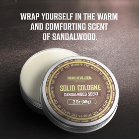 Viking Revolution tin beside a phone showing 2 oz size and travel convenience