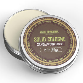 Viking Revolution tin inside toiletry bag for travel-ready scent refreshment