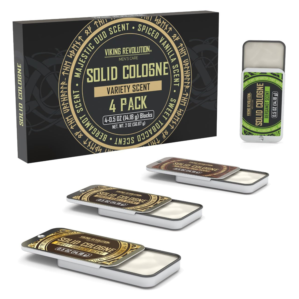Viking Revolution size comparison beside a coin emphasizing compact 0.5 oz portability