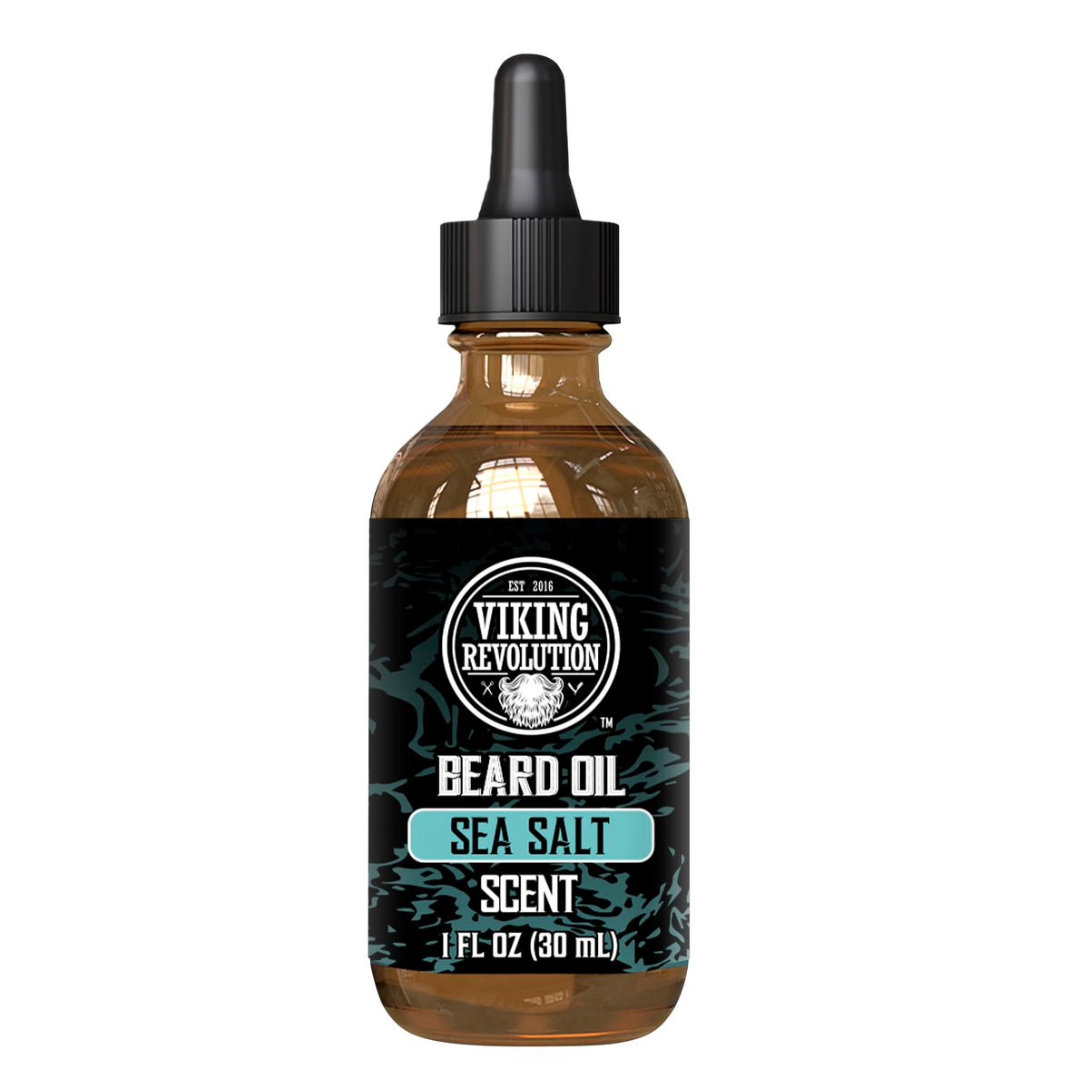 Viking Revolution label close-up listing argan and jojoba ingredients