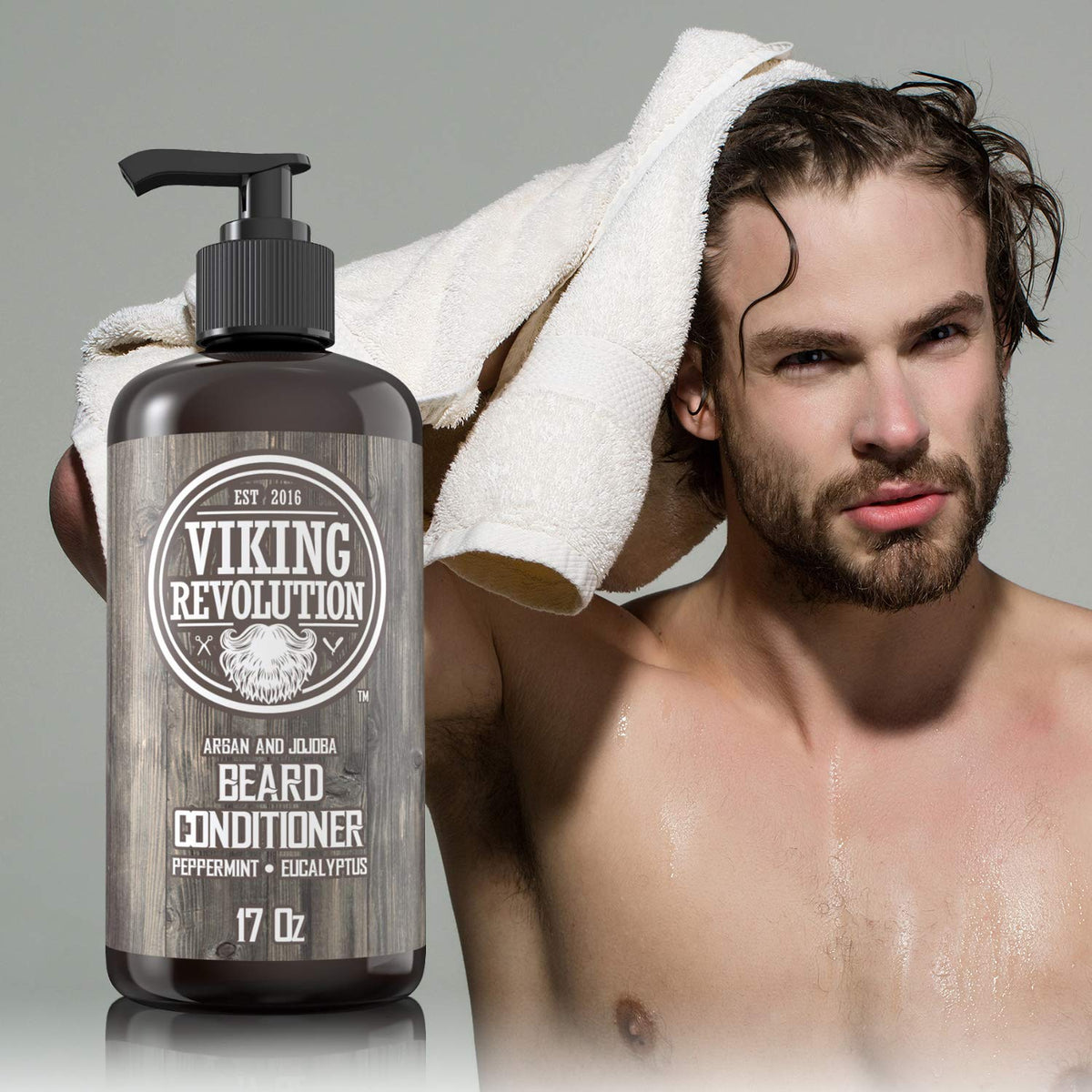 Viking Revolution bottle next to ruler showing 17oz size for value and longevity