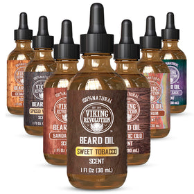 Viking Revolution front bottle shot showing warm sweet tobacco scent benefit