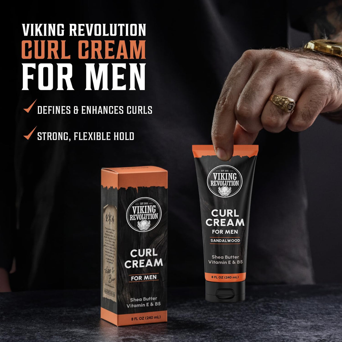 Viking Revolution cream texture close-up highlighting smooth, hydrating formula