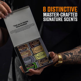 Viking Revolution solid cologne texture swatch on skin illustrating smooth application