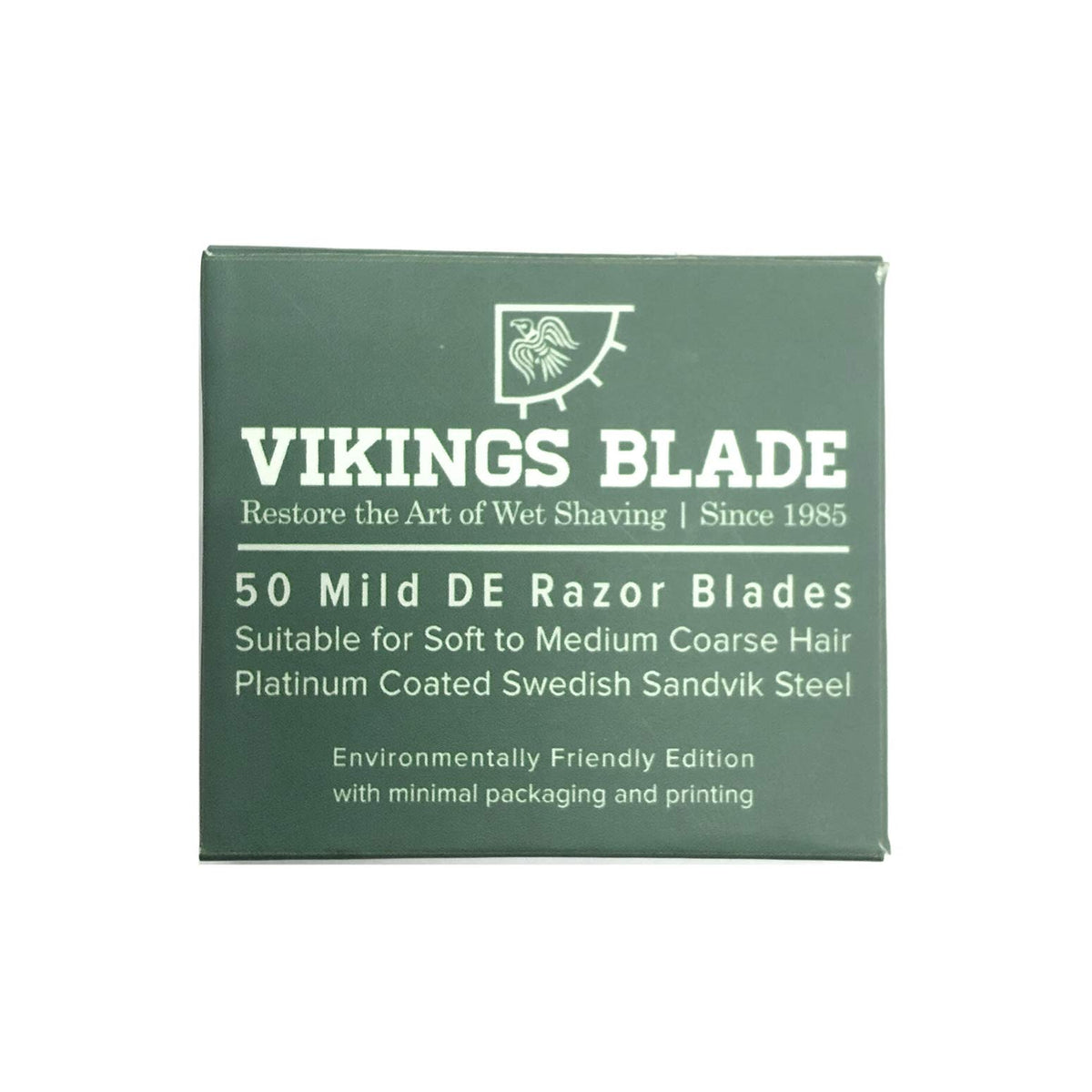 Vikings Blade installed in a safety razor demonstrating comfortable, precise shaving