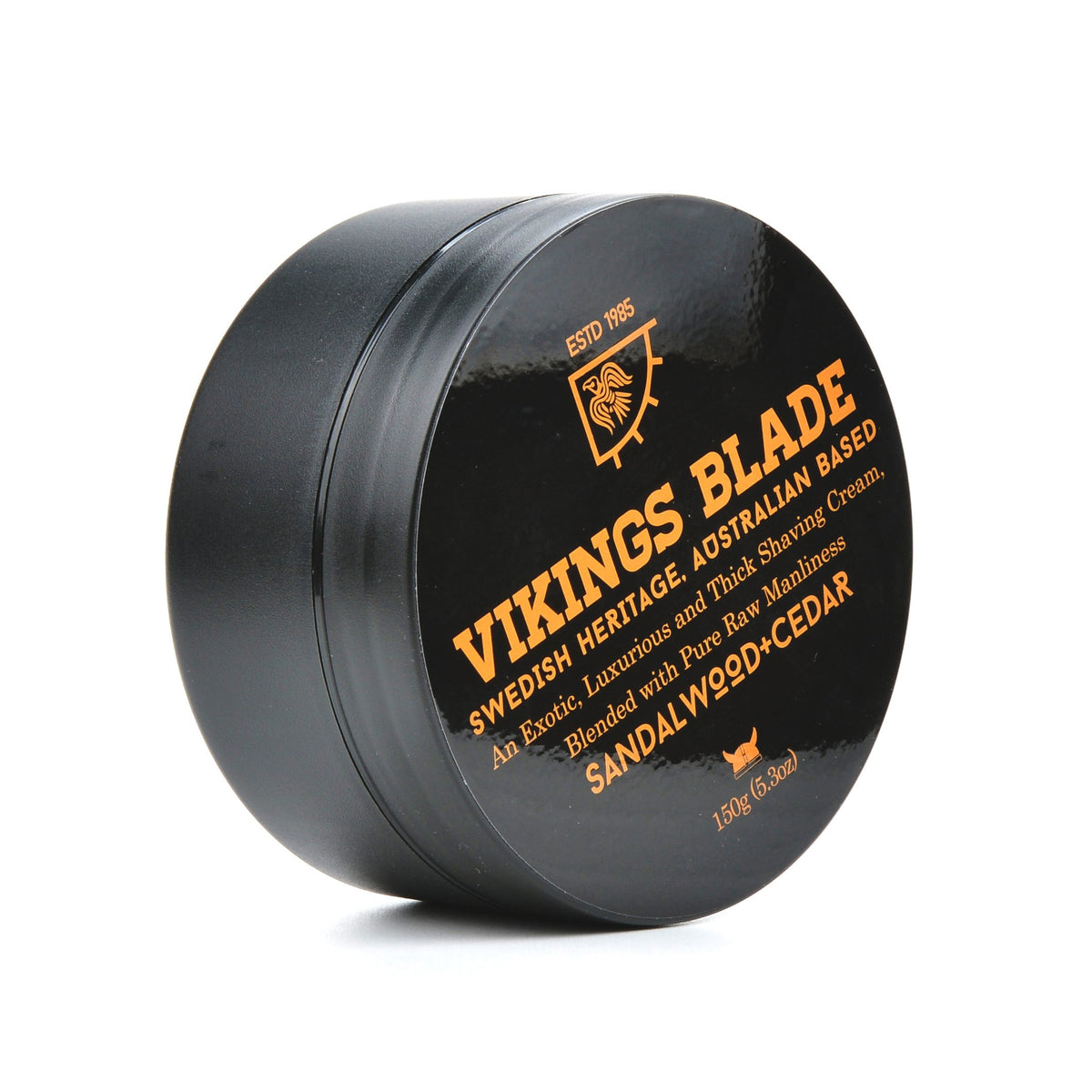 Vikings Blade close-up of foamy texture demonstrating evaporative slickness for smoother shaves