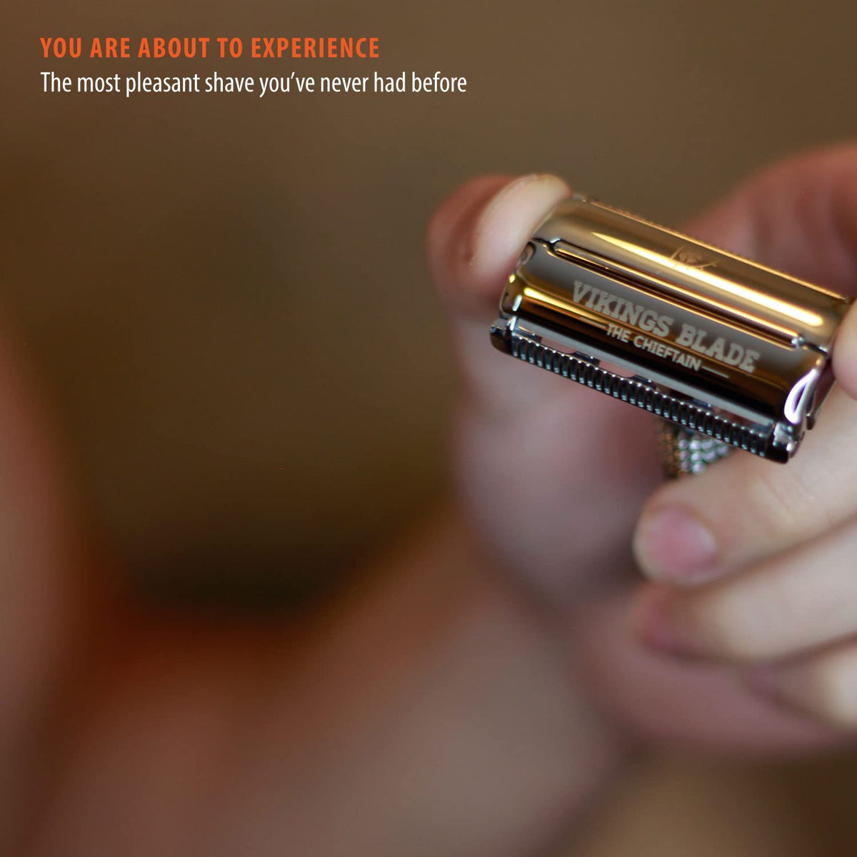 VIKINGS BLADE open luxury case protecting razor for travel convenience