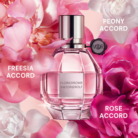 Viktor&Rolf close-up of glass bottle highlighting luxe finish and detail