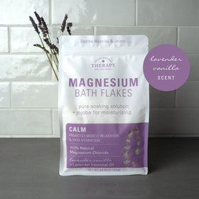 Village Naturals Therapy lifestyle tub scene creating calming evening ritual