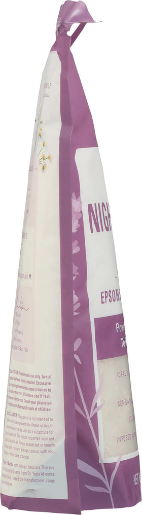 Village Naturals Therapy in a bathroom lifestyle scene creating a peaceful pre-bed ritual