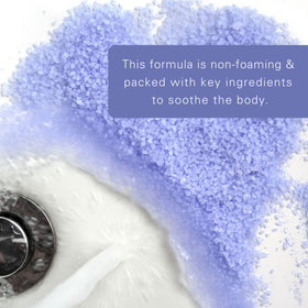 Footbath in use with Village Naturals Therapy minerals illustrating quick foot soak