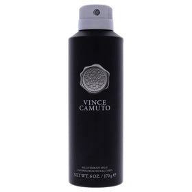 Vince Camuto front packaging showing sleek can and label, conveys polished style