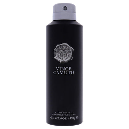 Vince Camuto front packaging showing sleek can and label, conveys polished style