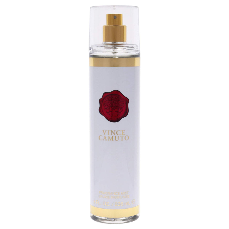 Vince Camuto front bottle showing glass design and size for elegant display