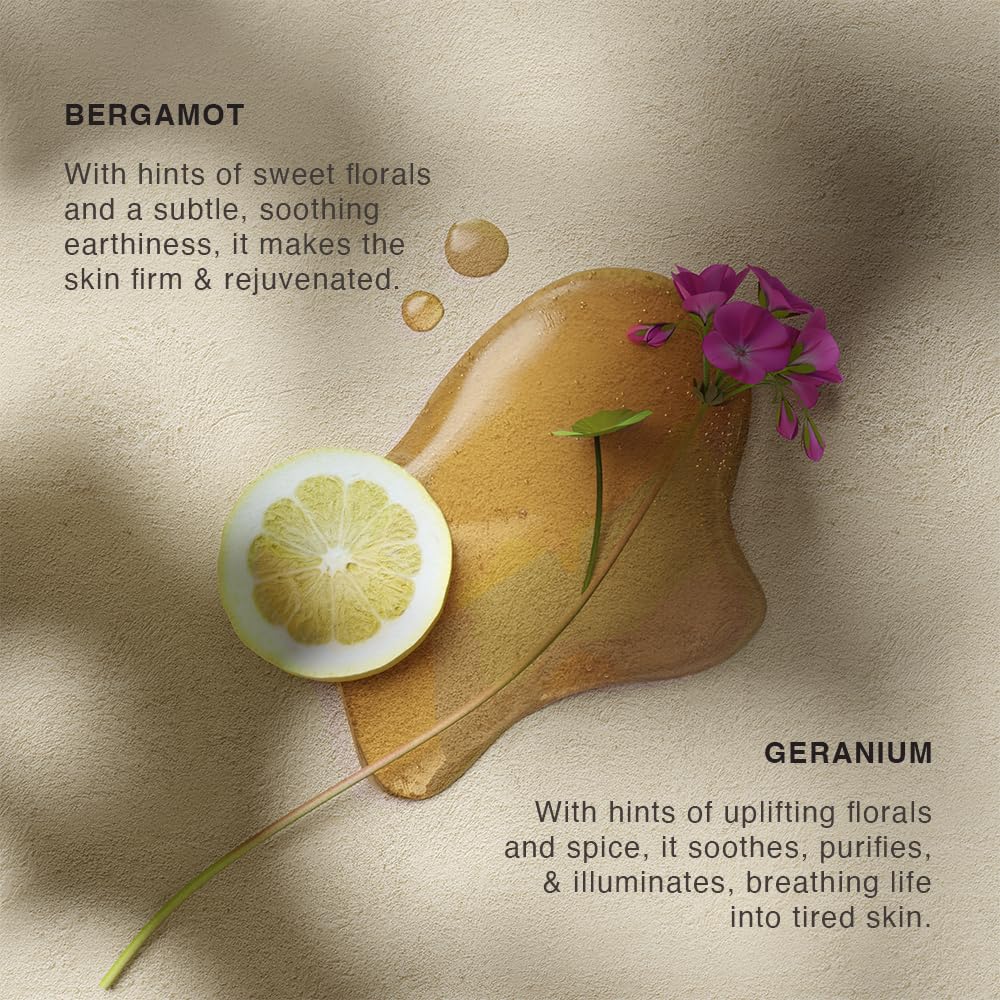 Vinci Botanicals being used at a sink, illustrating easy rinse and fresh fragrance