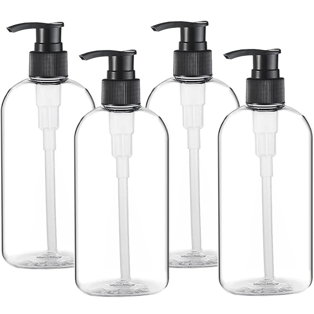 Vioetry front view 4-pack clear bottles showing neat organization benefit