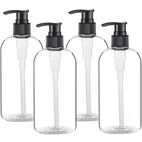 Vioetry front view 4-pack clear bottles showing neat organization benefit