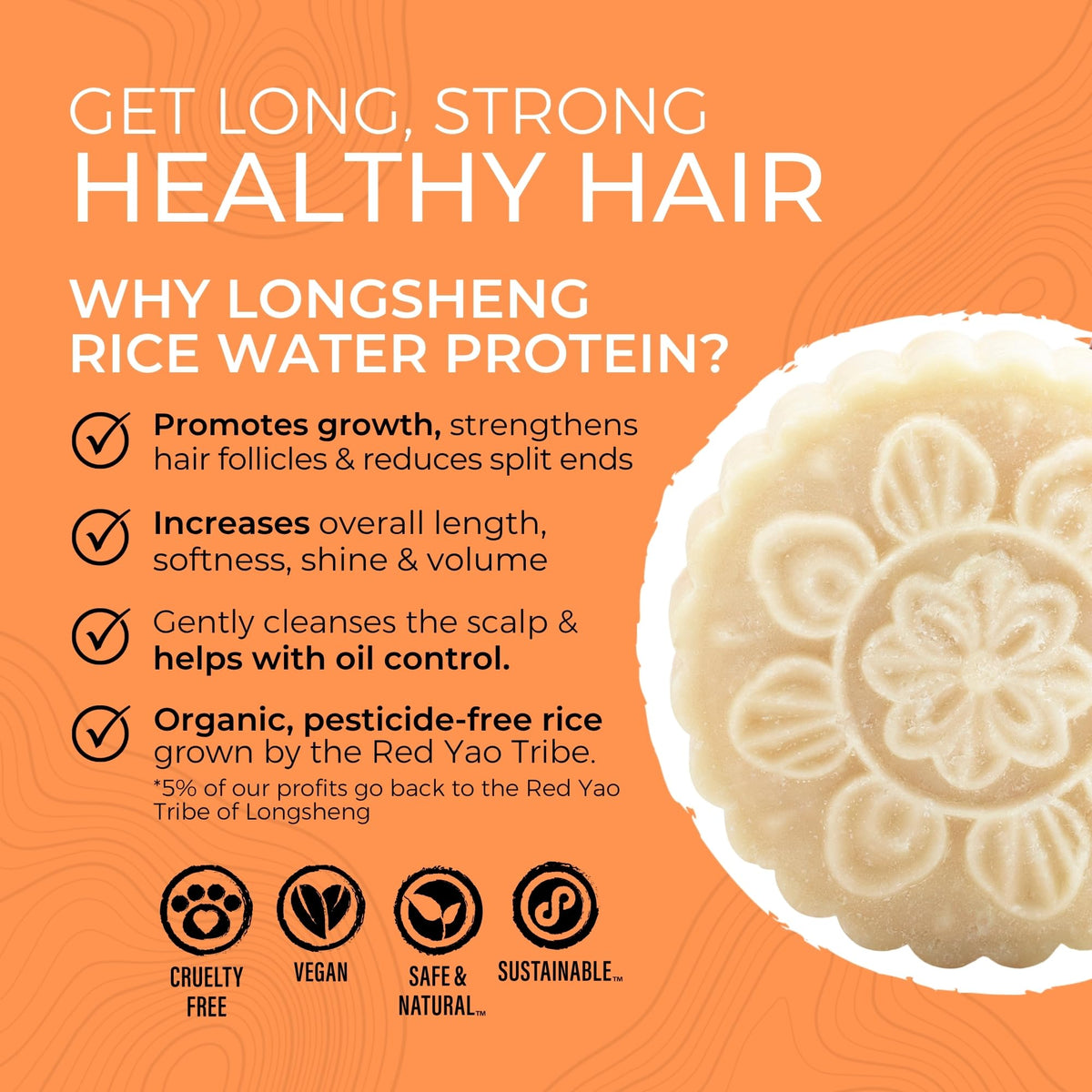 Viori close-up of shampoo bar texture highlighting gentle formulation