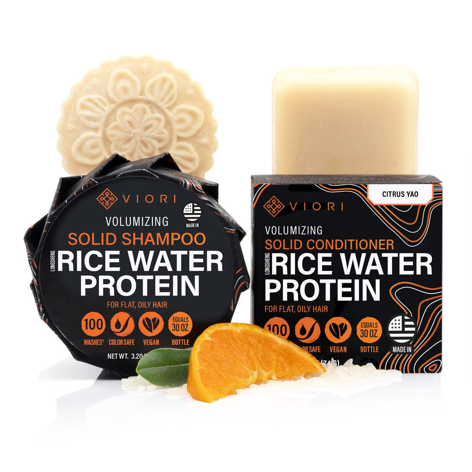 Viori front packaging showing citrus bar set and eco benefits