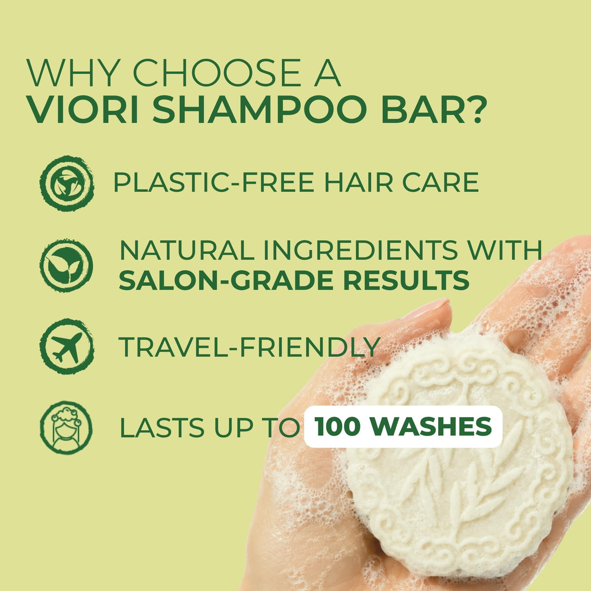 Viori tea tree and peppermint oil bottles for refreshing scalp care