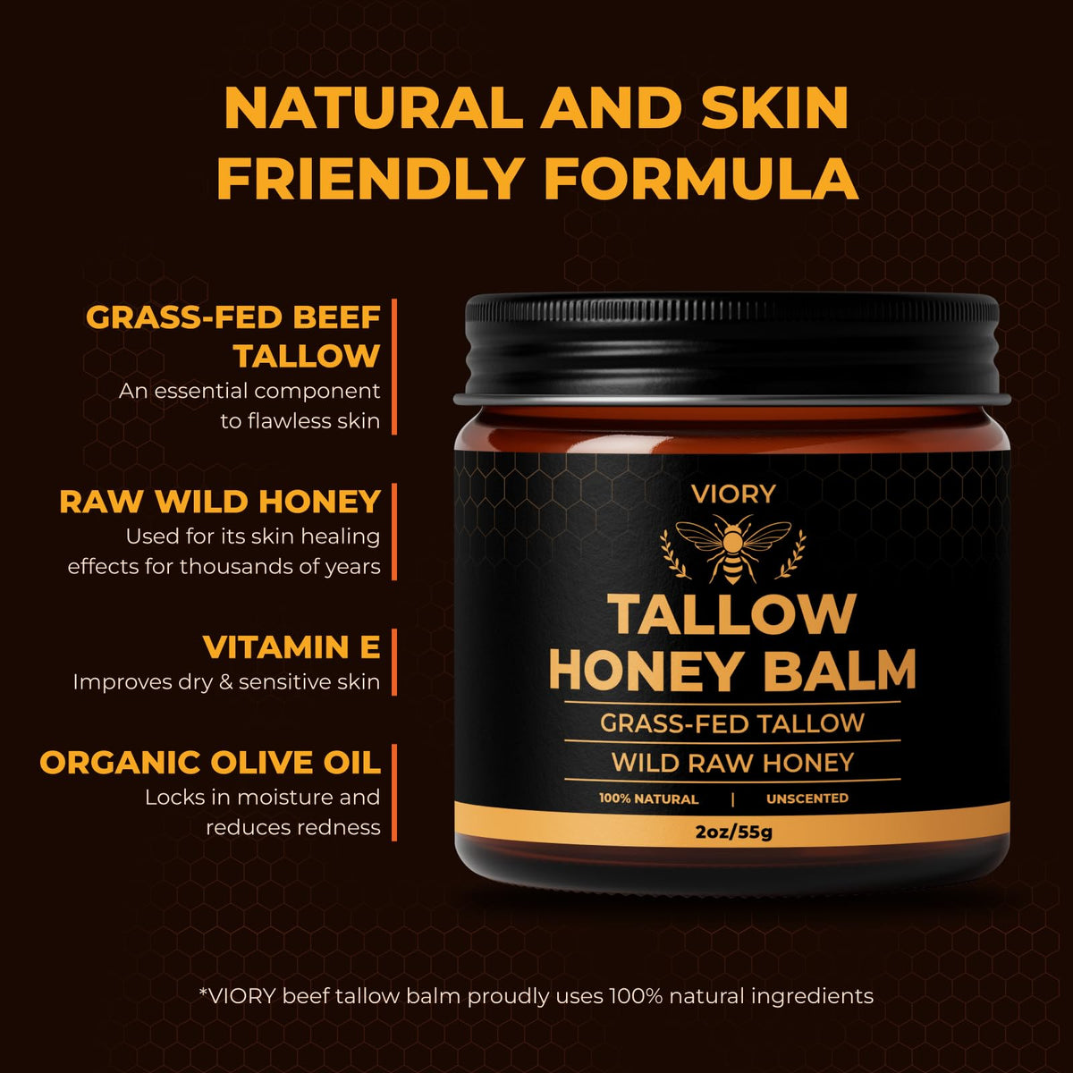 VIORY whipped balm texture closeup demonstrating easy spreadability and smooth finish