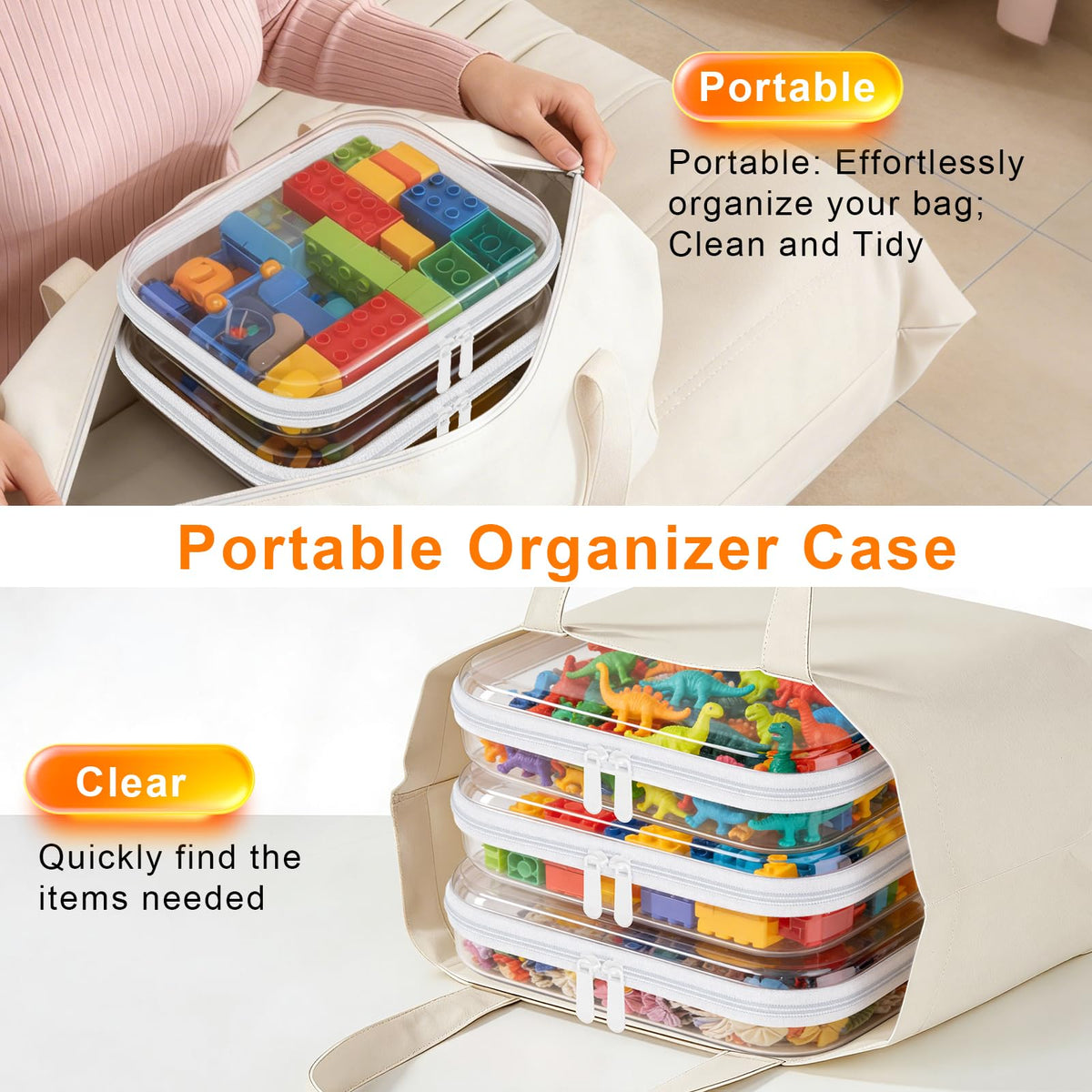 Viphope lifestyle bathroom counter with pouch organizing toiletries for quick access