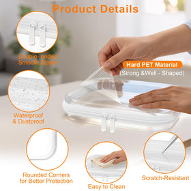 Viphope PET shell texture close-up highlighting rigid impact-resistant construction