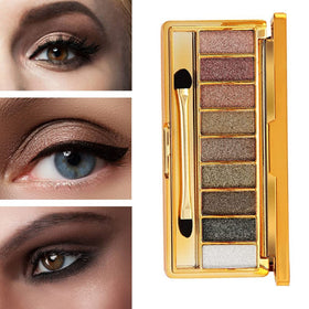 Virtegasas eyeshadow application with brush showing easy layering and intensity