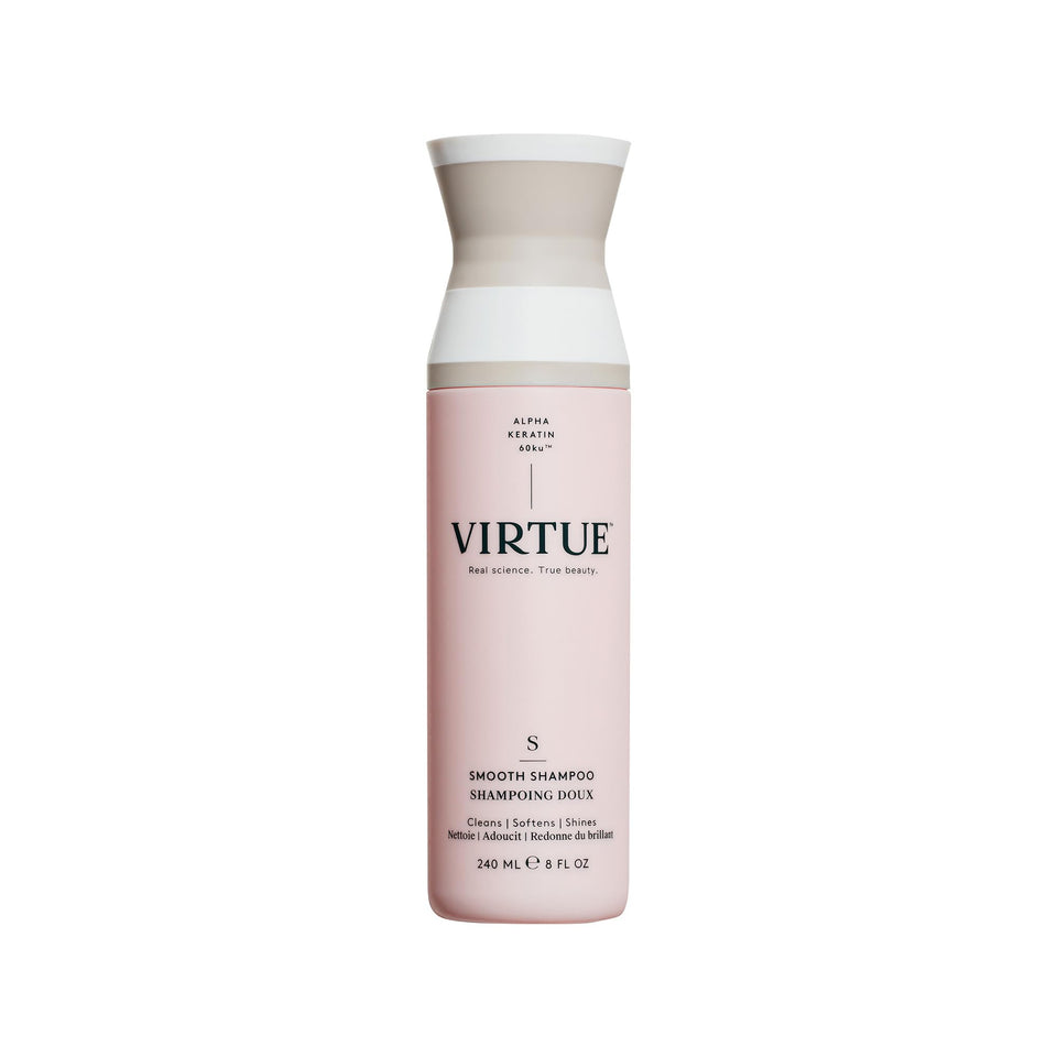 VIRTUE bottle front view showing sleek packaging and brand benefit