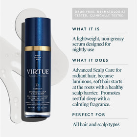 VIRTUE dispenser drop of elixir demonstrating easy application benefit