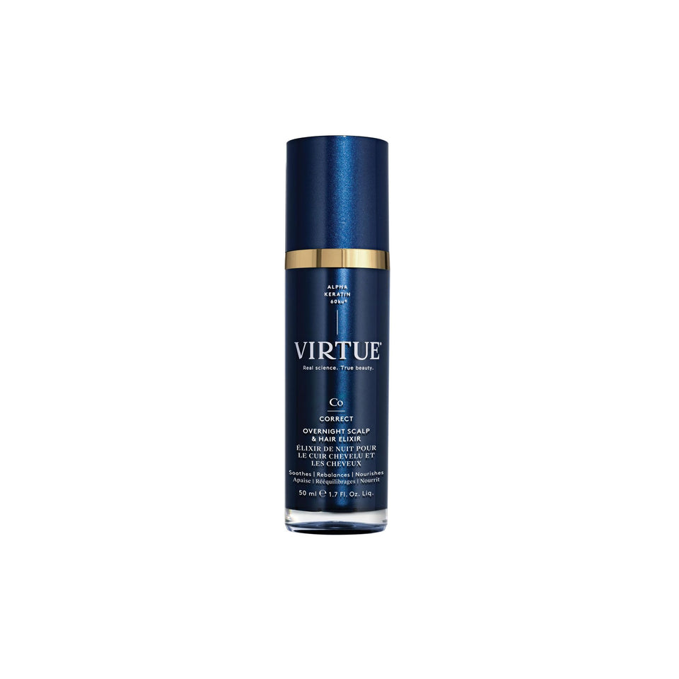 VIRTUE front bottle view showing product and clean design benefit