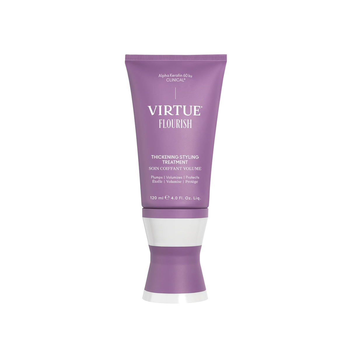 VIRTUE front packaging showing bottle and branding, clear product identification and benefit