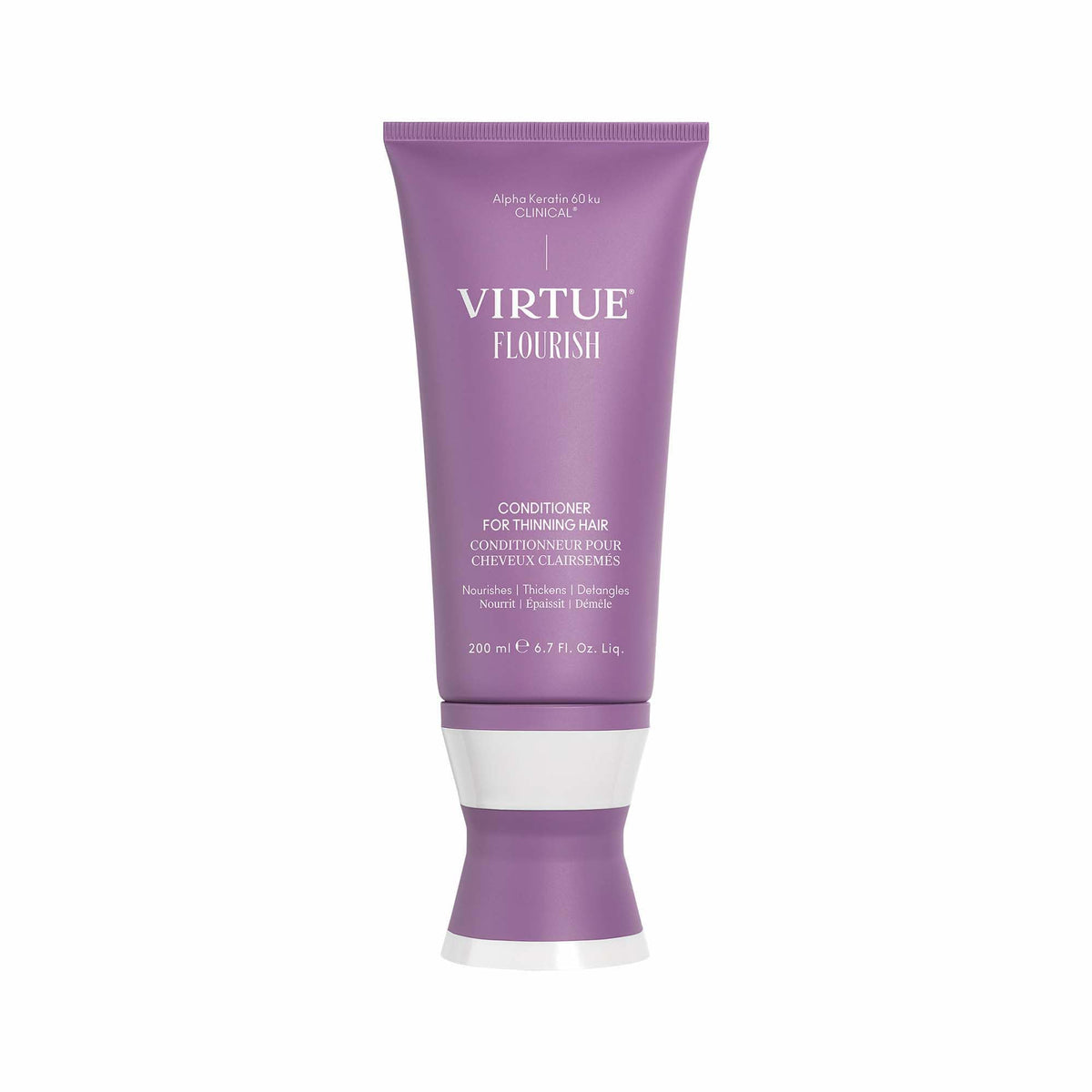 VIRTUE bottle front packaging showing product name and benefit