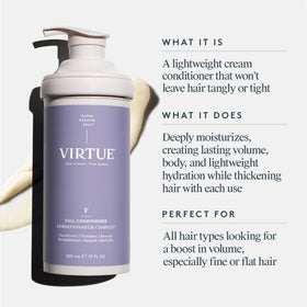 VIRTUE back label close-up with ingredients and usage guidance for confident use