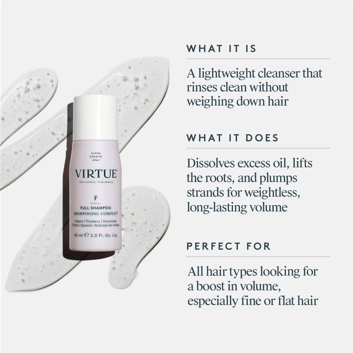 VIRTUE full pump close-up highlighting easy-dispense design and control