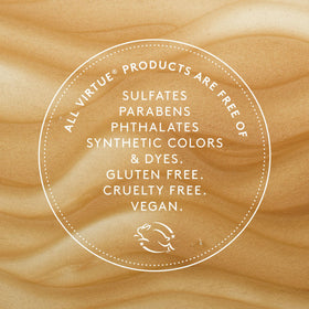 VIRTUE fragrance concept image with woods and coconut conveying pleasant scent benefit